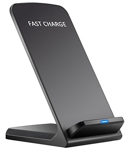 Comsoon iPhone X Wireless Charger, Wireless Charging Pad for iPhone X/ 8/ 8 Plus & all Qi Enabled Devices, Fast Charging for Samsung Galaxy S8/ S8+/ S7/ S7 edge /S6 edge+/ Note 5/ Note 8