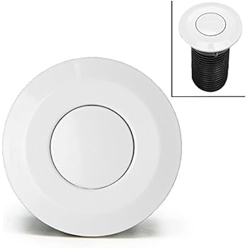 Geyser White Garbage Disposal Air Switch Button NEW