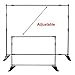 VEVOR Backdrop Banner Stand 10 x 8 Ft Adjustable Height Background Stand Backdrop with 1 Carrying Bag, Backdrop Stand for Parties Wedding Photo Booth Trade Show