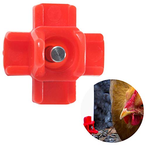 SOONHUA Geflügeltränke, horizontal, seitlich, automatisch, für Geflügel, 12 Stück – Bild 6