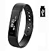 USB Fitness Tracker for Kids Women Men Waterproof Wireless Activity Tracker Smart Wristband Bluetooth Bracelet Pedometer Watch Band Step Calorie Counter Sleep Monitor Call ID Remind for iPhone Android