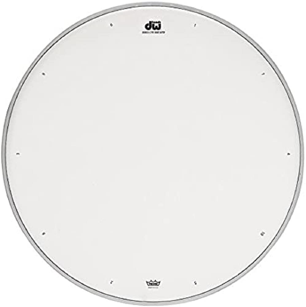 Drum Workshop DRDHACW12 Snare Drum Head Double A 12 Inches Brushed White