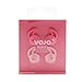 [Fit for Sport] Earpods Cover VOJO RABBIT [Pink & Clear] (2 Pairs), Anti-Slip Silicone Sleeve for iPhone 6 6s Plus 5 SE 5S 5C, Ear Hook Earbuds Headphone Earphone Grip, Sweat & Water Proof Cool Gadget