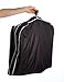 KM Hanging Garment Bag - Portable Suit, Dress and Gown Cover For Easy Travel & Storage - Heavy Duty Hanging Suit Bag - Adaptable Length and Innovative Folding Design for Long and Short Garments