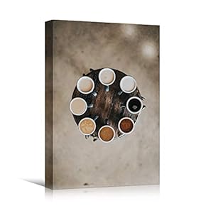 signwin Canvas Wall Art Coffee Platter Coffee Drinks...