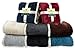 PAVILIA Sherpa Fleece Throw Blanket for Couch, Cream Beige, Plush Soft Fuzzy Sofa Blanket, Cozy Reversible Winter Throw for Women Men, 50x60 Inches
