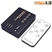 HDMI Switch 3 in 1 ouput Support 4K@60HZ, HDMI 2.0, HDCP 2.2, HDR, 3D, 18G/BPS with IR Remote Control, Ansten HDMI 2.0 Switcher 3x1 for PS4/PS3/PRO/Xbox/360/DVD Game Home Projector Use