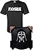 Jacted Up Tees Ask Me About My Father Darth Vader Flip Up Men's T-Shirt SHIPS FROM OHIO USA