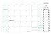 bloom daily planners 2017 Calendar Year MONTHLY Planner - Goal Organizer - Monthly Datebook Fashion Agenda - (January 2017 Through December 2017) 9” x 12” - Mint Stripes