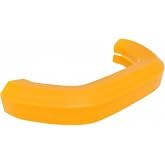 SNOQUEEN 2 Pack Tow Hook Covers Compatible with Rivian R2/R1T/R1S Accessories, with Reinforcement Tape for Secure Fit (Compass Yellow)