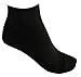 ArmaSkin Extreme Anti-Blister No Show Athletic Running Socks for Men and Women (Large, Black)