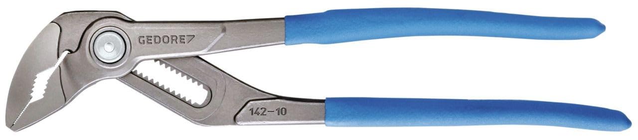GEDORE SB 142 10 Inch TL Water Pump Pliers 10 Inch 15-Way Adjustable Blue