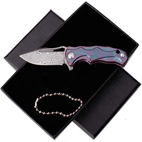 image for Samior HA013 Small Folding Pocket Flipper Knife,1.57