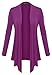 Cardigan Sweaters for Women Knitwears Long Sleeve Solid Button Down Casual Cardigans 2X-Large Raspberry