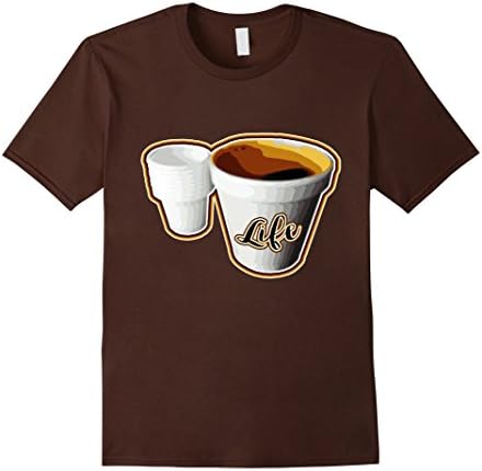Mens Cuban Cafecito TShirt - Colada Is Life Medium Brown