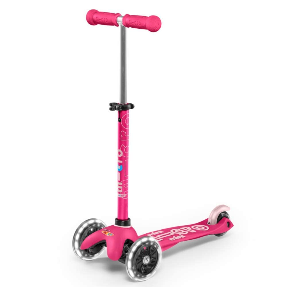 Micro patineta | Mini patinete LED para niños de 2 a 5 años | hasta 110 libras