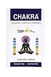 Chakra Herbal Cigarettes - Carton (10 Packs) - Tobacco-Free, Nicotine-Free - All Natural Vanilla Flavored
