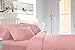 Clara Clark Premier 1800 Series 3-Piece Duvet Cover, Queen, Peach