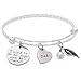 Memorial Necklace I Used To Be His Angel Now He's Mine Necklace/Bracelet Daddy, In Memory Of Loved One Dad