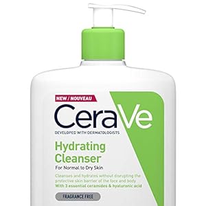 CeraVe-Hydrating-Cleanser-1L35oz-Family-sized-Face-Body-Hand-Wash-with-Hyaluronic-Acid CeraVe Hydrating Cleanser for Normal to Dry Skin 1 Litre with Hyaluronic Acid and 3 Essential Ceramides