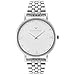 WRISTOLOGY Stella Womens Silver Boyfriend Watch Metal Link Changeable Strap Band