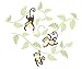 WallPops WPK0019 Monkeying Around Wall Art Kit