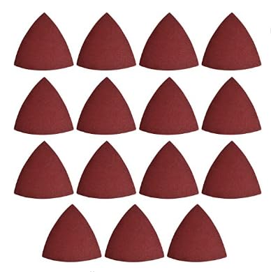 MACHSWON Triangular Sanding Paper,Triangle Oscillating Multi Tool Sanding Pads,240 Grits 15pcs