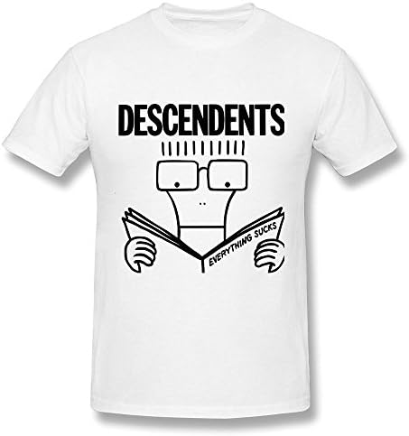 XZeki Descendants Tshirts for Man 100% Cotton White
