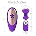 Couples Vibrator with Dual Motors 10 Powerful Vibration Modes for G Spot Clitoral Stimulation, PALOQUETH Wireless Personal Vibrator Clitoris Massager Sex Toy Rechargeable Waterproof