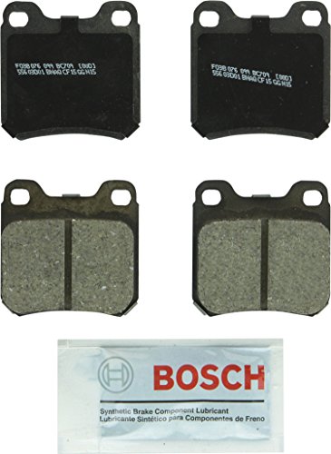 Bosch BC709 QuietCast Premium Ceramic Disc Brake Pad Set For Cadillac: 1997-01 Catera; Saab: 1997-98 900, 1999-03 9-3; Saturn: 2001-05 L300, 2000 LS, 2000 LS1, 2000 LS2, 2000 LW2, 2001-03 LW300; Rear