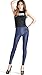 VAMEI Faux Leather Leggings Sexy Women Waist Shiny Pants