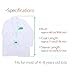 Lab Coat for Kids Scientist Costume with Goggle and Personalized ID Card for Science Projects and Experiments (5-8 Years)