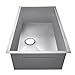 Golden Vantage Single Basin Bowl Undermount Handmade 18 Gauge Stainless Steel Kitchen Sink (32 Inch x 18 Inch)