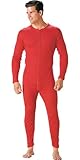 Red Union Suit - Original Long Johns