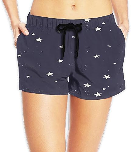 Sky At Midnight Women's Fashion Swim Trunks Sexy Beach Bottom Swim Board Shorts Casual Shorts Sports Shorts With Pockets