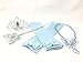 Princess Cinderella Dress up Party 4-Piece Accessories Gift Set (C. Light Blue)