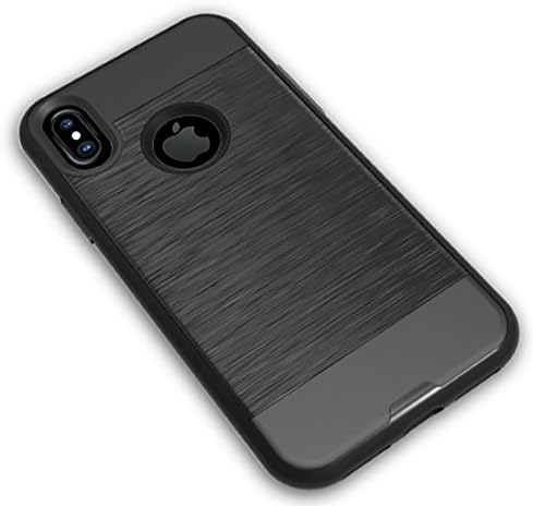 iPhone X Case, PC hard shell, soft TPU Water Proof, Dust Proof and Lint free inner liner iPhone 10 Case, w/ Raised Bumper Black