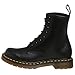 Dr. Martens Womens 1460W Originals Eight-Eye Lace-Up Boot, Black Smooth Leather, 10 M US/ 8 UK