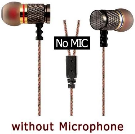 Joyeer Professional Bass Line Control Earphone Metal Copper Forging Anti-Noise With/Without Microphone Sound Quality Headset In-ear Stereo HIFI Music Headphone , A