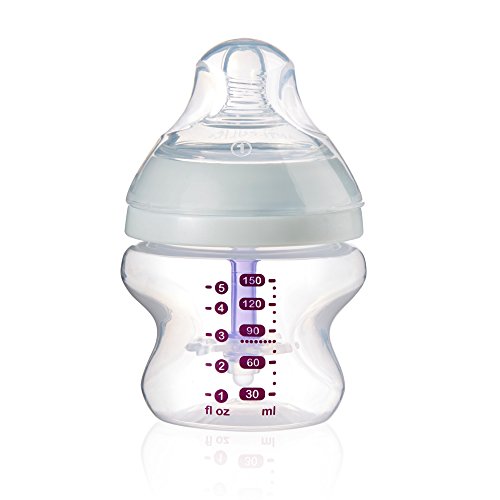 Tommee Tippee Closer to Nature Anti-Colic Bottles, 5 Ounce, 2 Count (Packaging may vary)