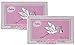 Madelaine Chocolates It's a Girl Gift Box - Solid Premium Milk Chocolate Cigars Wrapped In Pink Italian Foil - 24 Cigars - 2 Pack