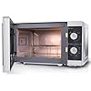 SHARP YC-MG01U-S 800W Microwave with 20 L Capacity, 1000W Grill & Defrost Function – Silver