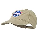 NASA Insignia Embroidered Pigment Dyed Cap - Khaki