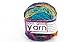 Darn Good Yarn, Wild Peacock Recycled Silk Yarn, 85 Yards, Multicolor, 100 Grams, 1 Skein