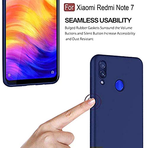 CEDO All Side Rubberised Matte Soft Silicon Flexible Back Case Cover for Xiaomi Redmi Note 7 / Xiaomi Redmi Note 7 Pro (