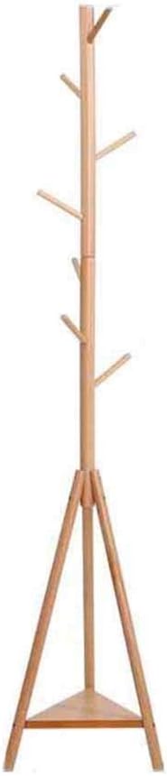 Best Gold Metal Walnut Wood Hall Tree Coat Hat Rack