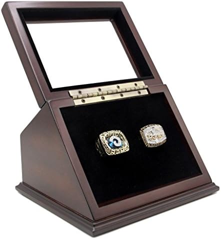 2 Slots Wooden Display Case Box