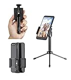 Mini Selfie Stick, Cellways Rotating Selfie Stick, with patented 360 degree rotating holder, bluetooth remote and a detachable mini tripod stand for iPhones and Android cell phones (Black/Black)
