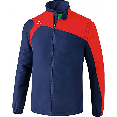 Erima Club 1900 2.0 Giacca con Maniche Staccabili, Unisex Bambini, New Navy/Rosso, 164