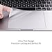 FORITO Clear Matte Trackpad Protector Compatible with 2019 or 2018 or 2017 or 2016 Released 13 Inch MacBook Pro Model A2159 & A1989 & A1706 & A1708 with or without Touch Bar